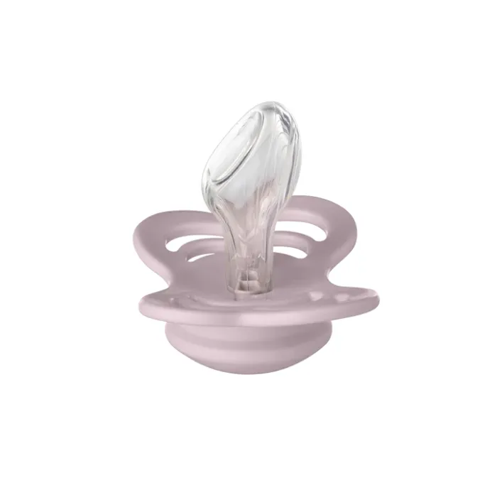 BIBS Couture Silicone Pacifiers - Blossom/Dusky Lilac - 2 Pack - Image 3