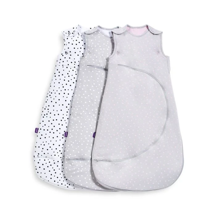 SnuzPouch Sleepi™ng Bag 1 Tog 6 - 18 Months White Spot - Image 6