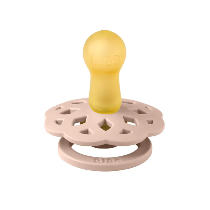 BIBS Boheme Latex Pacifiers - Woodchuck/Blush - 2 Pack - Image 3