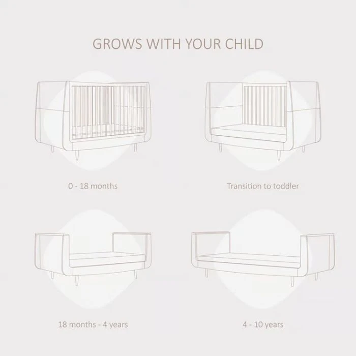 SnuzKot Skandi Cot Bed - Ebony - Image 4