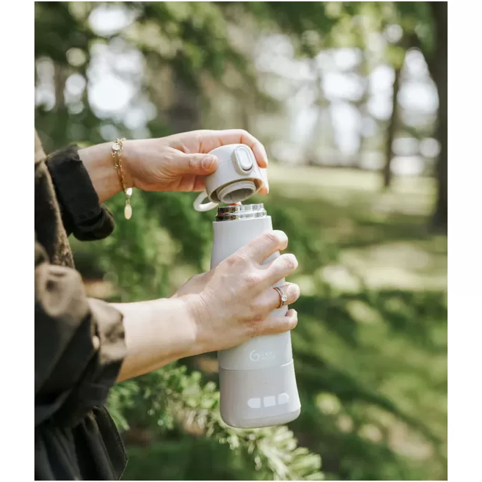 MOOV & FEED Rechargeable Bottle Warmer - Mineral Beige - Image 6