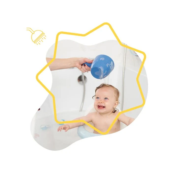 Baby Bath Shampoo Rinse Cup With Handle - Image 4