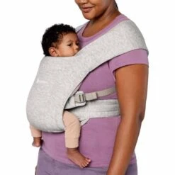 Embrace Newborn Carrier Soft Knit -Soft Grey
