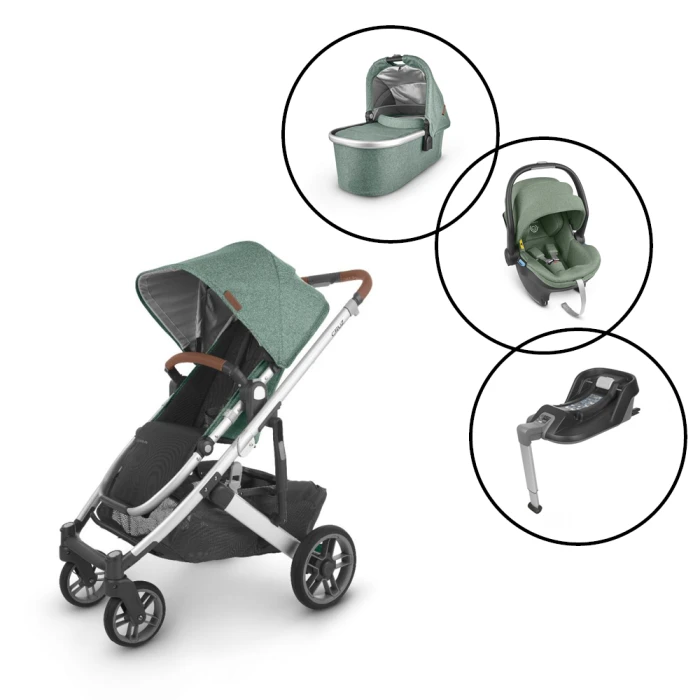 Uppababy Cruz V2 Travel System With Mesa Car Seat & Base