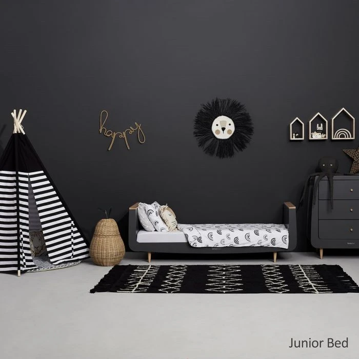 SnuzKot Skandi Cot Bed Slate - Natural - Image 6