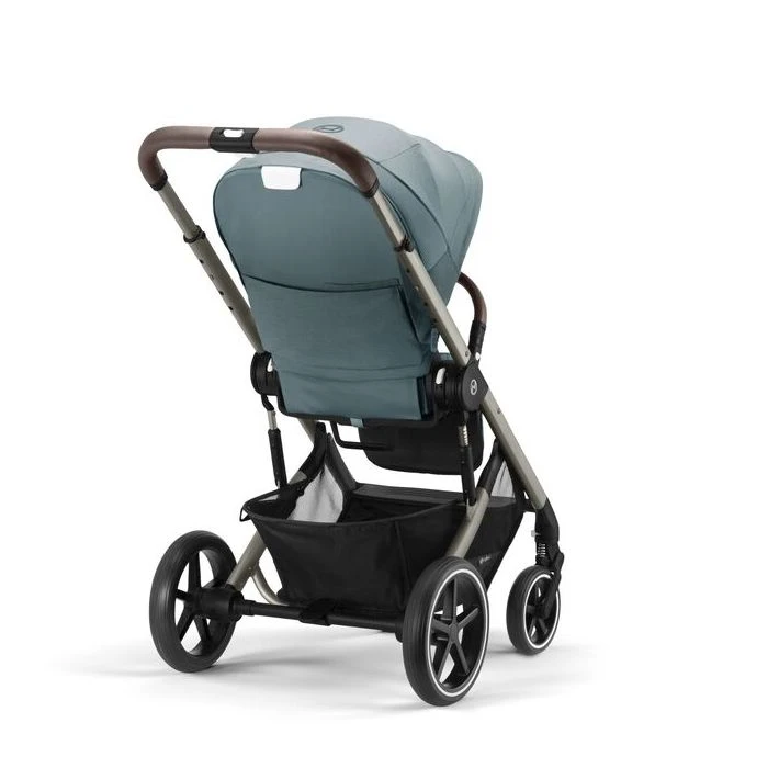 Balios S Lux Pushchair Black - Sky Blue - Image 5
