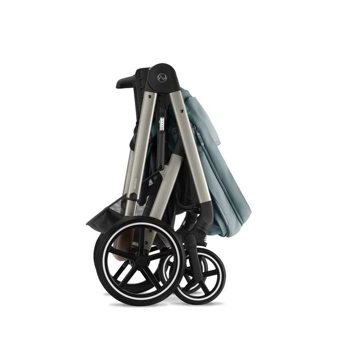 Balios S Lux Pushchair Black - Sky Blue - Image 6