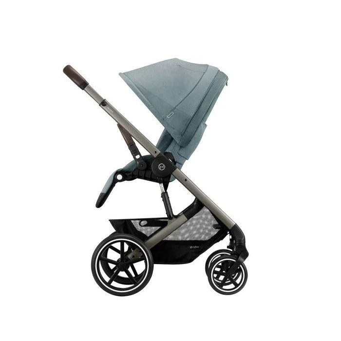 Balios S Lux Pushchair Black - Sky Blue - Image 4