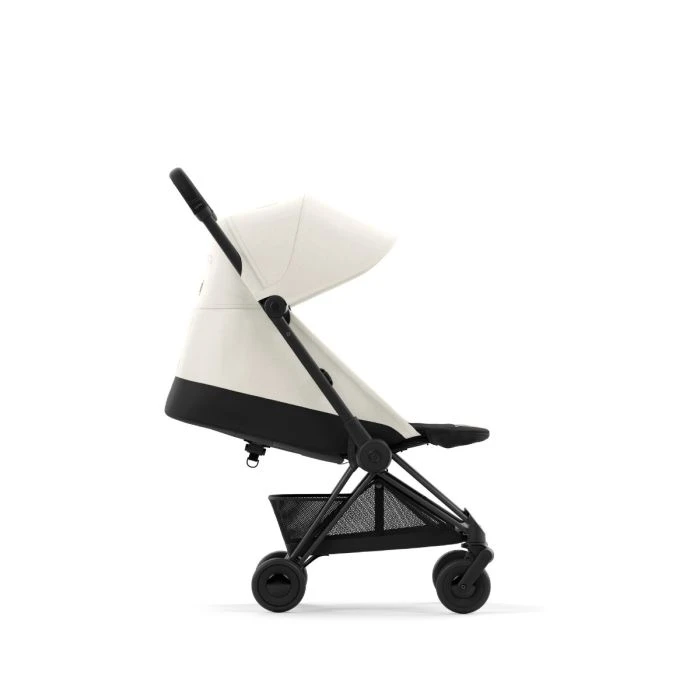 Coya Stroller Matt Black - Off White - Image 6