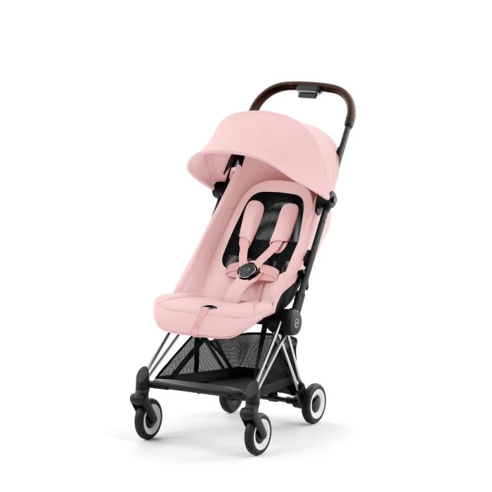 Coya Stroller Chrome - Peach Pink - Image 3