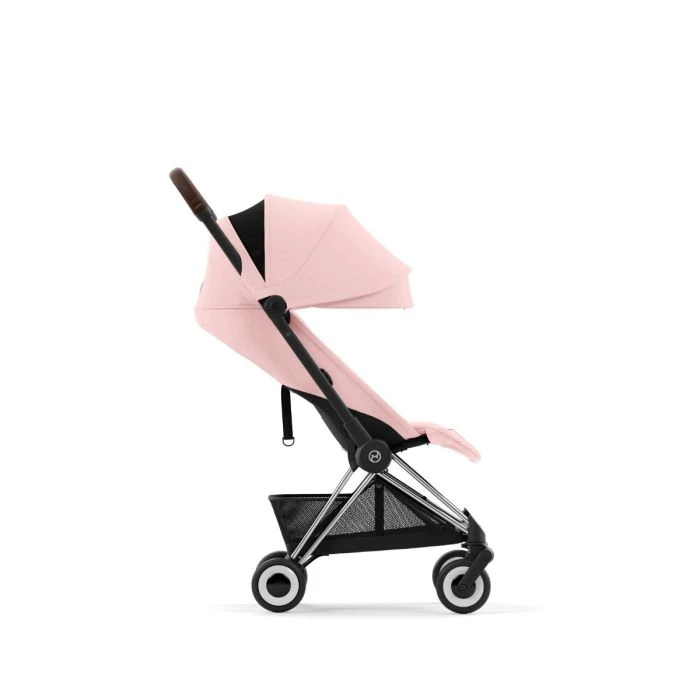 Coya Stroller Chrome - Peach Pink - Image 5