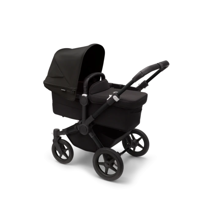 Donkey 5 Mono Stroller, Convertible To Duo Or Twin - Black/Midnight Black - Image 2