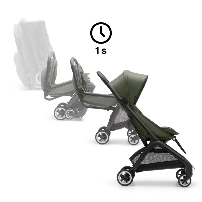 Butterfly Stroller - Black/Forest Green - Image 10