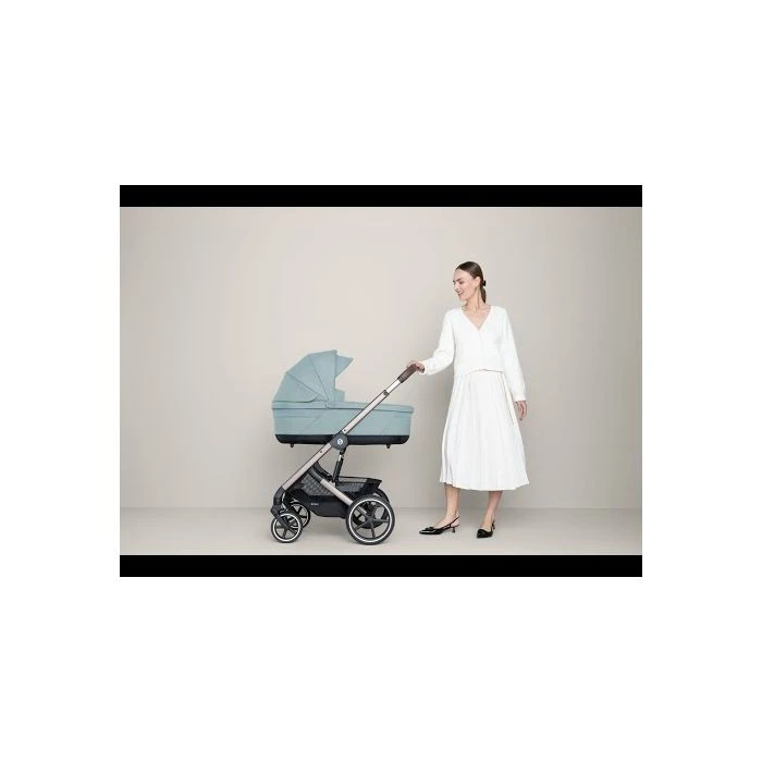Balios S Lux Pushchair Black - Sky Blue - Image 7