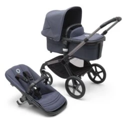 Fox 5, 2-in-1 All Terrain Stroller - Graphite/Stormy Blue