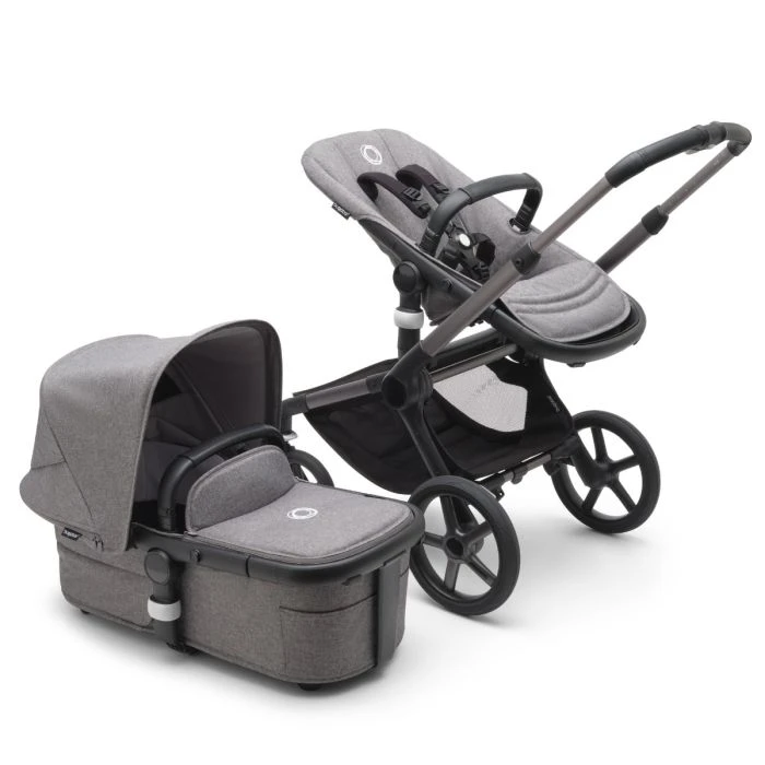 Fox 5, 2-in-1 All Terrain Stroller - Graphite/Grey Melange - Image 5