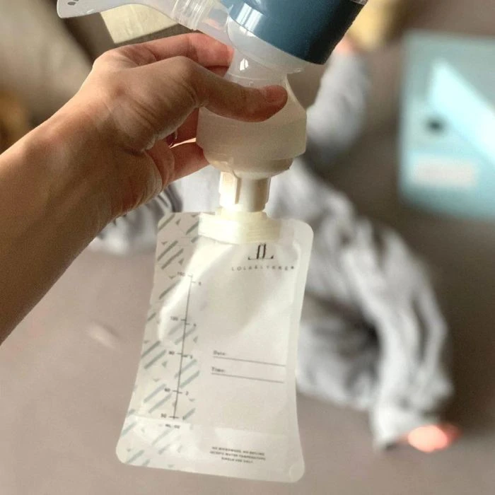 Milk Storage Bags - 10 Pack + Adapter - Image 2