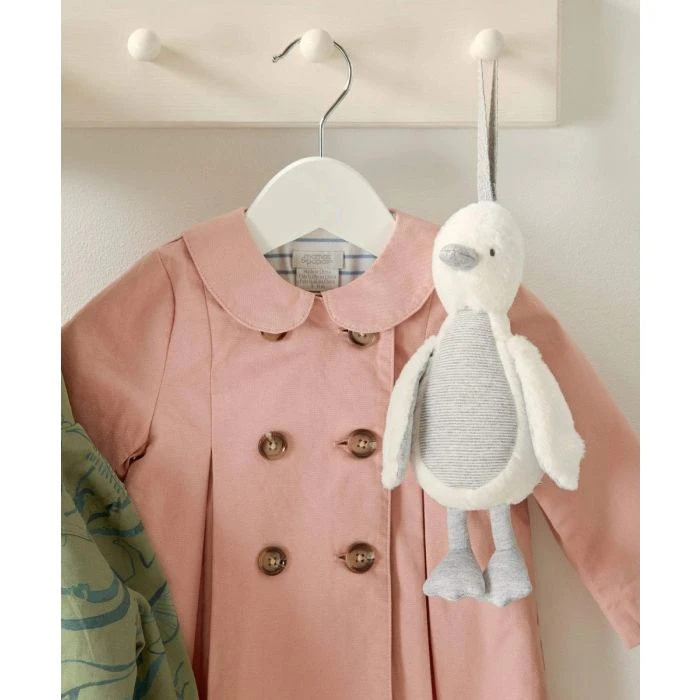 Welcome To The World Chime Duck Activity Travel Toy - Grey - Image 3