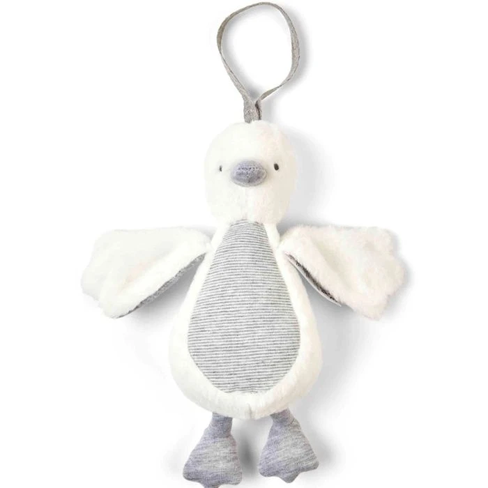 Welcome To The World Chime Duck Activity Travel Toy - Grey