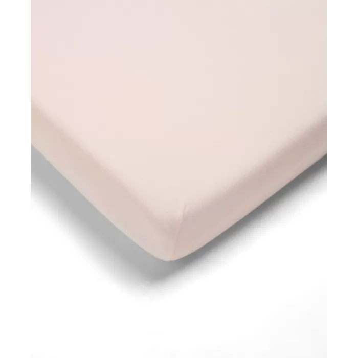Cot Bed Single Fitted Sheet - Pearl