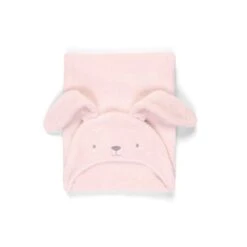 Hooded Towel - Pink Bunny