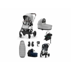 Balios S Lux Complete Travel Bundle With AtonB2 Car Seat & Base