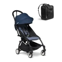 BABYZEN YOYO2 6mth+ Stroller With Free Backpack - Black With Air France