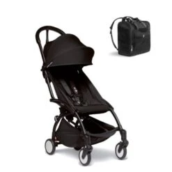 BABYZEN YOYO2 6mth+ Stroller With Free Backpack - Black With Black