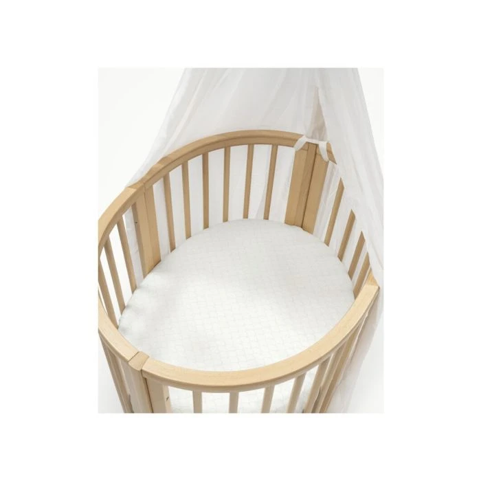 Sleepi Mini Fitted Sheet V3 - Fans Grey - Image 3