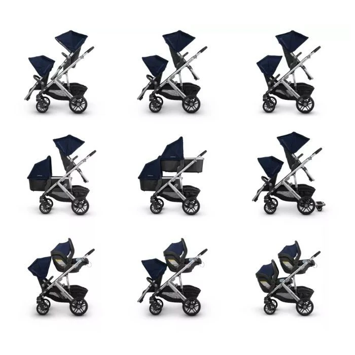 Vista V2 Twin Travel System With 2x Cloud T Car Seat & Bases - Image 6